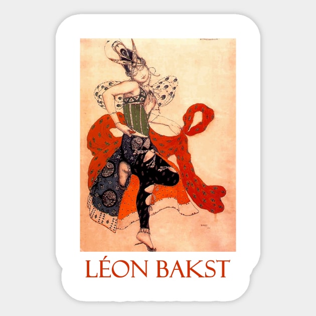 La Peri (1911) Theatre Costume Design by Léon Bakst Sticker by Naves